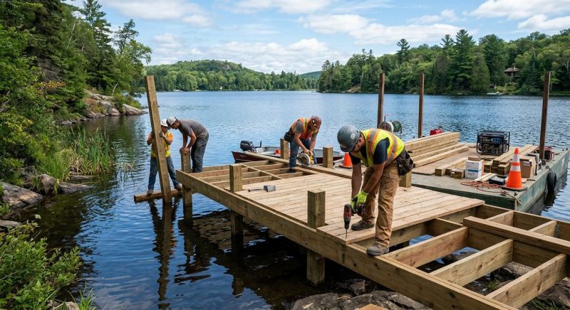 Pond Dock Construction in Kansas City, KS
